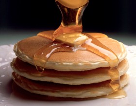 Maple Syrup on Pancakes